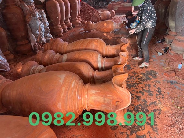 Lục bình gỗ hương cao 2m đường kính 58 Giá bán:44.000.000 đ