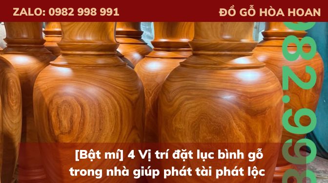 4 Vị trí đặt lục bình gỗ trong nhà giúp phát tài phát lộc