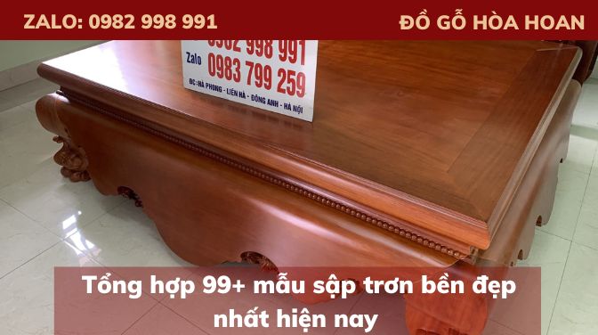 Tổng hợp 99+ mẫu sập trơn bền đẹp nhất hiện nay