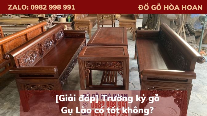 Trường kỷ gỗ Gụ lào có tốt không?