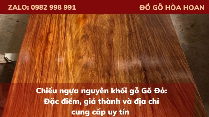 Chiếu ngựa nguyên khối gỗ Gõ Đỏ