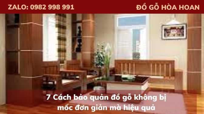 cách bảo quản đồ gỗ