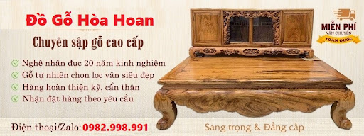 Đồ gỗ Hoà Hoan chuyên cung cấp các sản phẩm gỗ chất lượng cao