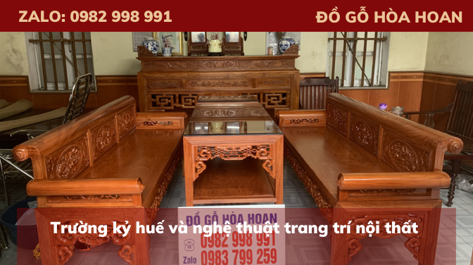 Trường kỷ huế và nghệ thuật trang trí nội thất