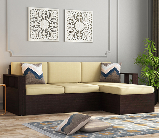 Sofa chữ l phù hợp với những không gian có diện tích nhỏ