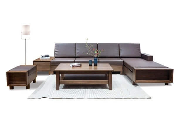 Sofa được làm từ gỗ óc chó
