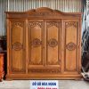 tủ áo gỗ gõ đỏ dài 2m37 sâu 67 cao 2m25 (1)