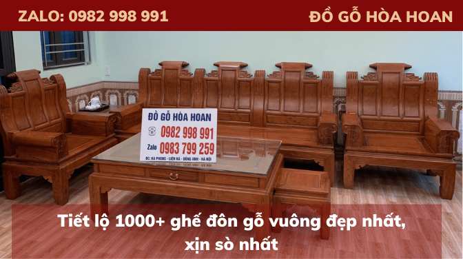 Tiết lộ 1000+ ghế đôn gỗ vuông đẹp nhất, xịn sò nhất