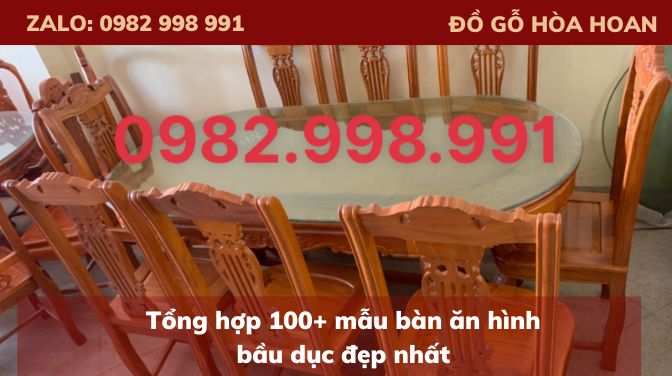 Tổng hợp 100+ mẫu bàn ăn hình bầu dục đẹp nhất