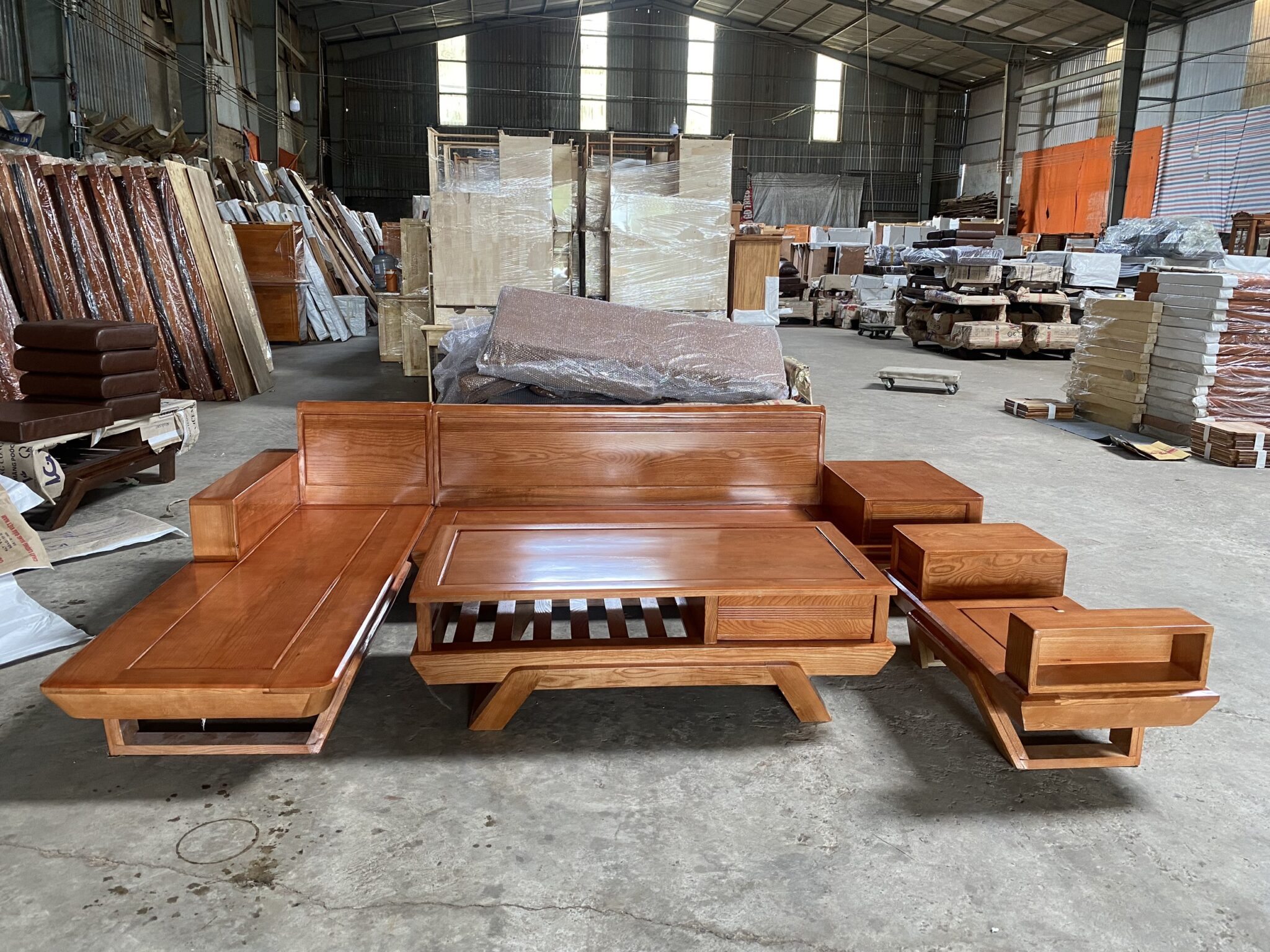 Bộ bàn ghế gỗ sồi