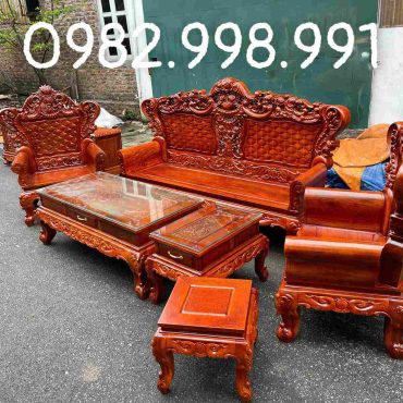 bộ bàn ghế hoàng gia gỗ lim