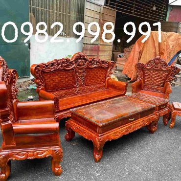 bộ bàn ghế hoàng gia gỗ lim