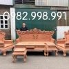 bộ bàn ghế hoàng gia gỗ hương đá
