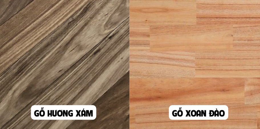 Nên mua so sánh gỗ hương xám hay gỗ xoan đào?