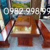 Bộ ghế gỗ gõ nguyên khối