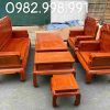 Bộ ghế Quốc sắc thiên hương gỗ hương đá