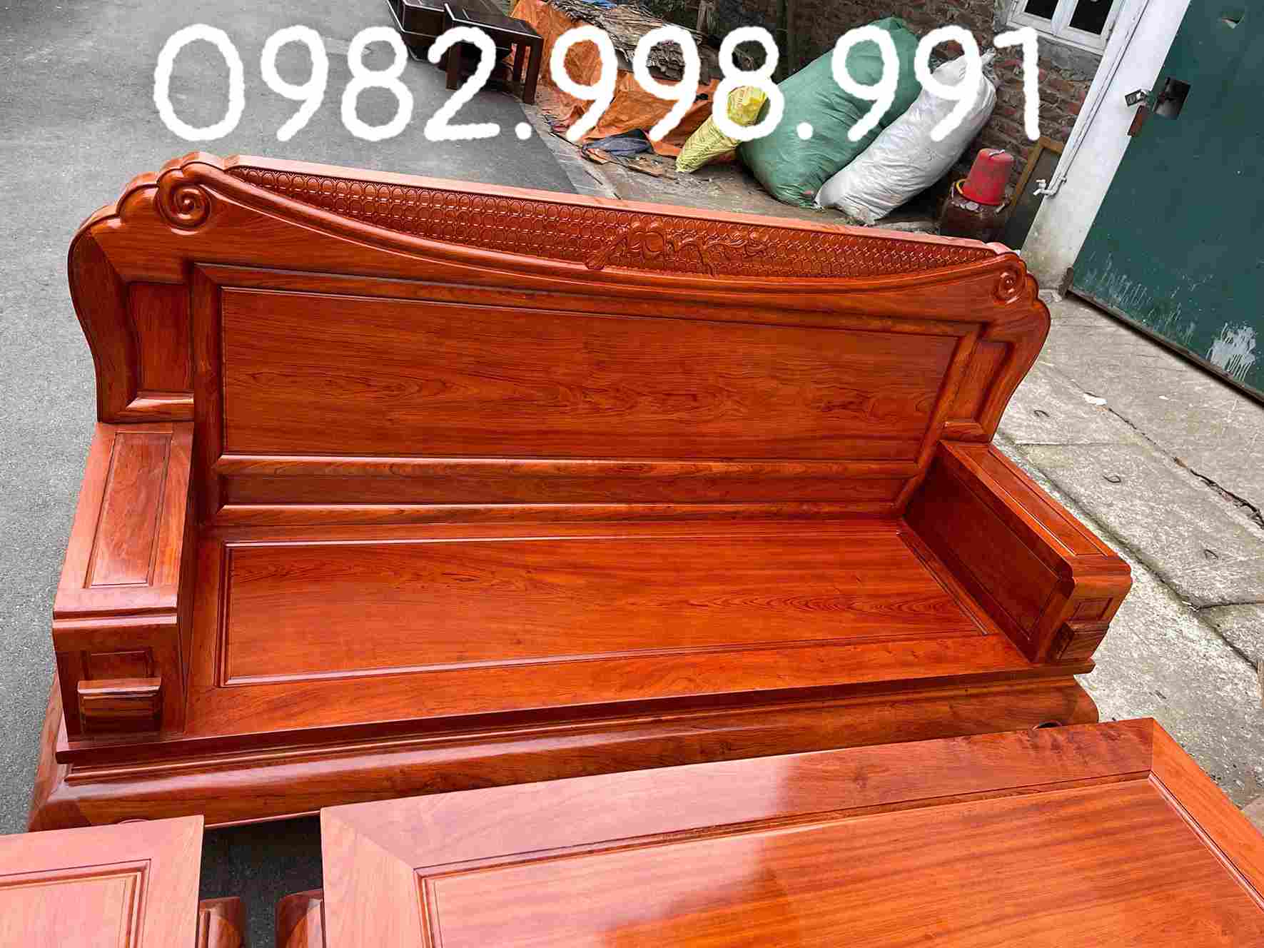 Bộ ghế Quốc sắc thiên hương gỗ hương đá