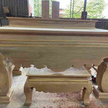 sập thờ chân 26 gỗ gõ