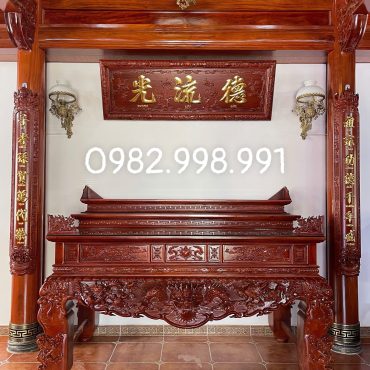 Sập thờ gỗ gõ