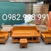 Bộ ghế sô pha gỗ gõ đỏ bộ 6 món