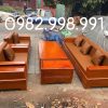 Bộ ghế sô pha gỗ Hương đá bộ 6 món