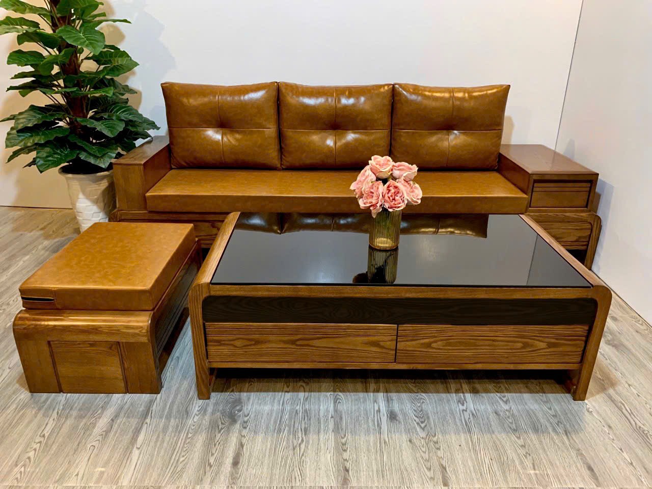 Bộ bàn ghế gỗ tự nhiên