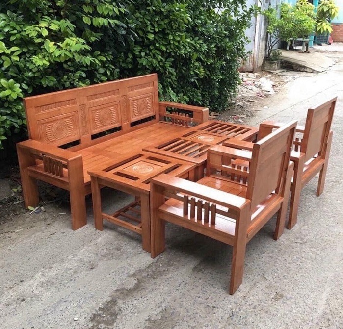 Bộ bàn ghế gỗ sồi