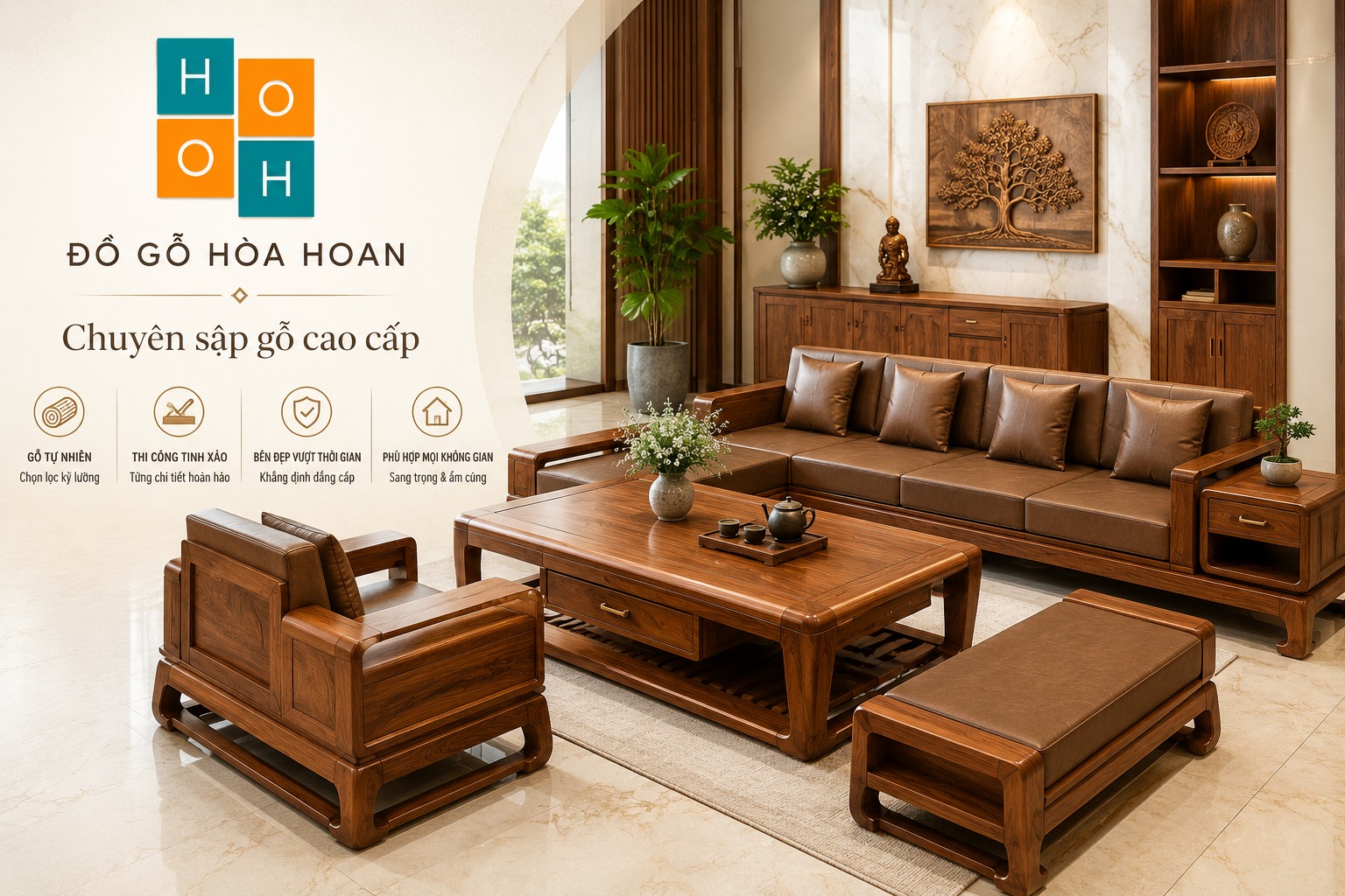 Địa chỉ mua nội thất gỗ chính hãng, uy tín