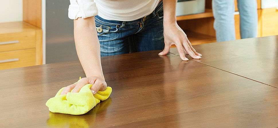 Vệ sinh bề mặt đúng cách hàng ngày