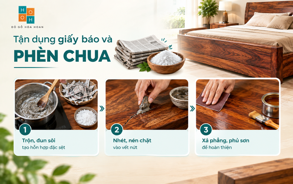 Tận dụng giấy báo và phèn chua