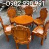 Bàn ăn gỗ gõ 7 món