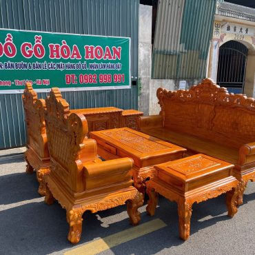 Bộ ghế Hoàng Gia gỗ gõ