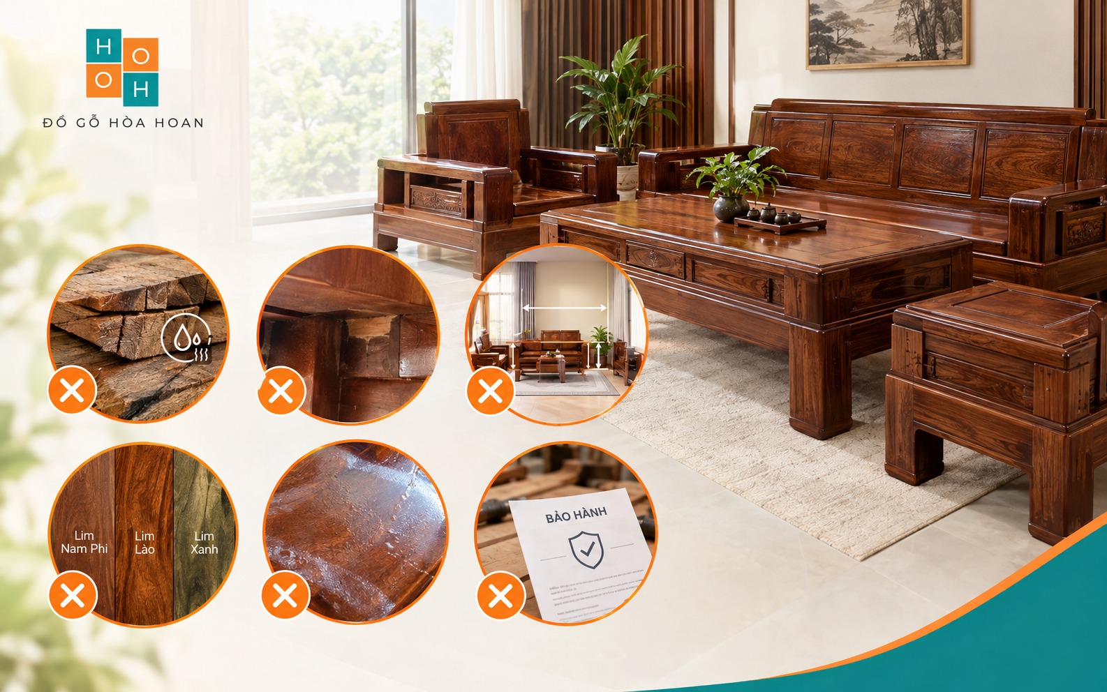 Những lưu ý quan trọng cần tránh khi mua bàn ghế gỗ lim