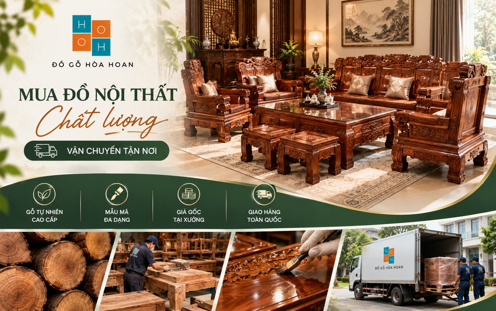 Mua đồ nội thất ở đâu chất lượng, vận chuyển tận nơi?