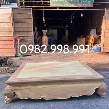 Sập gỗ gõ hàng mộc